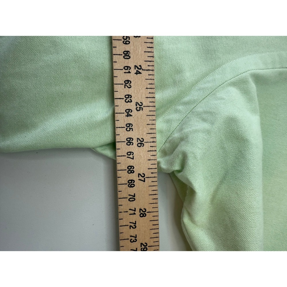 Polo Ralph Lauren Blake Green Cotton Oxford Button Down Shirt Mens Large Vintage - Picture 4 of 8